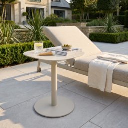 Harbour Lifestyle Luna Side Table in Latte - 45cm x 45cm