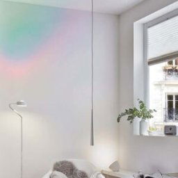 Paulmann - Gutta 8.5W LED 1 Lamp Pendant Light in Brushed Aluminium
