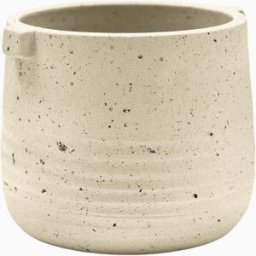 Ivyline - Aurora Terrazzo Handle Planter in Oat