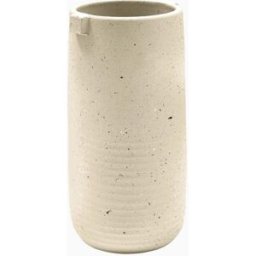 Ivyline - Aurora Terrazzo Handles Tall Vase in Oat