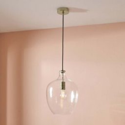 Pacific Lifestyle - Islay Clear Bubble Glass Pendant