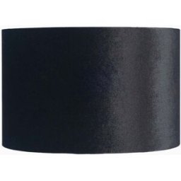 Pacific Lifestyle - Bow 40cm Black Velvet Cylinder Shade
