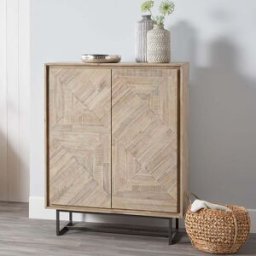 Pacific Lifestyle - Marca Acacia Wood 2 Door Bar Cabinet