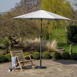 Pacific Lifestyle - Riva 3m Round Grey Parasol
