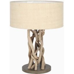 Pacific Lifestyle - Derna Driftwood and Natural Jute Table Lamp