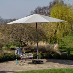 Pacific Lifestyle - Riva 3.5m Round Grey Parasol