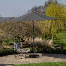 Pacific Lifestyle - Riva 3.5m Round Anthracite Parasol