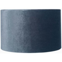 Pacific Lifestyle - Bow 40cm Slate Velvet Cylinder Shade