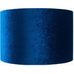 Pacific Lifestyle - Bow 25cm Sapphire Velvet Cylinder Shade