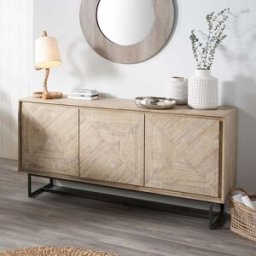 Pacific Lifestyle - Marca Acacia Wood 3 Door Sideboard