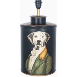 Pacific Lifestyle - Pointer Black Hand Painted Dog Table Lamp
