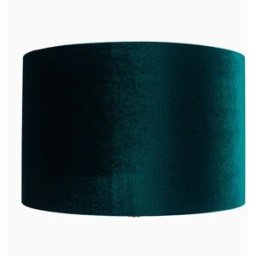 Pacific Lifestyle - Bow 40cm Forest Green Velvet Cylinder Shade