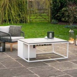 Cosi - Cosiloft 120 White and Grey Fire Pit Table