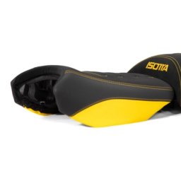 BMW R1200GS incl. Adventure (13-19) Isotta Comfort Riders Seat with Prostate Channel / Black/Yellow - 40th Anniversary
