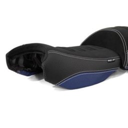 BMW R1200GS incl. Adventure (13-19) Isotta Comfort Riders Seat with Prostate Channel - Lowered / Black/Blue/Red - Trophy