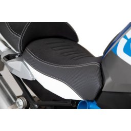 BMW R1200GS incl. Adventure (13-19) Isotta Comfort Riders Seat with Prostate Channel - Lowered / Black/White/Red/Blue - HP