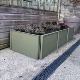 Elite Greenhouses Elite Roots and Shoots 6x2 Raised Bed in Aluminium - White Powder Coated