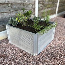 Elite Greenhouses Elite Roots and Shoots 2x2 Raised Bed in Aluminium - Black Powder Coated
