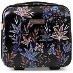 Sara Miller Black Botanic Vanity Case - Black