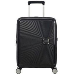 American Tourister Soundbox 55cm 4-Wheel Expandable Cabin Case - Bass Black