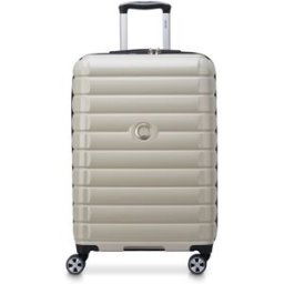 Delsey Shadow 5.0 66cm 4-Wheel Expandable Suitcase - Ivory Gloss