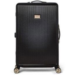 Dune London Olivia 77cm 4-Wheel Large Suitcase - Black