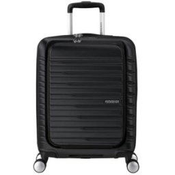 American Tourister Flashline 55cm 4-Wheel Laptop Cabin Case - Shadow Black