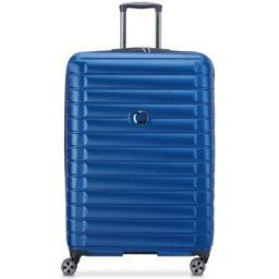 Delsey Shadow 5.0 82cm 4-Wheel Expandable Suitcase - Blue