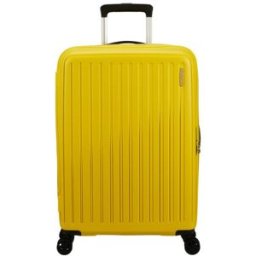 American Tourister Rejoy 68cm 4-Wheel Medium Suitcase - Electric Yellow