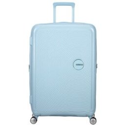 American Tourister Soundbox Pastels 77cm 4-Wheel Expandable Suitcase - Pastel Blue