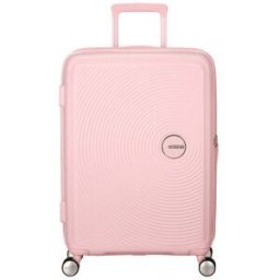 American Tourister Soundbox Pastels 67cm 4-Wheel Expandable Suitcase - Pastel Pink