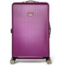 Dune London Olivia 77cm 4-Wheel Large Suitcase - Purple