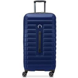 Delsey Shadow 5.0 80cm 4-Wheel Trunk Suitcase - Deep Sea Navy Gloss