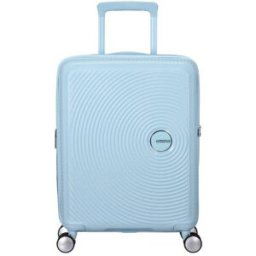 American Tourister Soundbox Pastels 55cm 4-Wheel Expandable Cabin Case - Pastel Blue