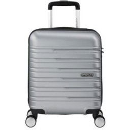 American Tourister Flashline 45cm 4-Wheel Underseat Cabin Case (EasyJet) - Sky Silver