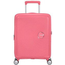 American Tourister Soundbox 55cm 4-Wheel Expandable Cabin Case - Sun Kissed Coral