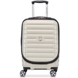 Delsey Shadow 5.0 55cm 4-Wheel Expandable Business Cabin Case - Ivory Gloss