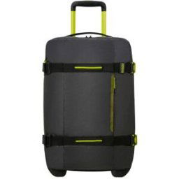 American Tourister Urban Track LMTD 55cm 2-Wheel Cabin Duffle - Black/Lime