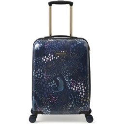 Sara Miller Midnight Leopard 54cm 4-Wheel Cabin Case - Navy