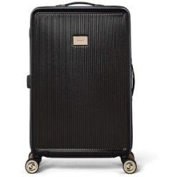 Dune London Olivia 67cm 4-Wheel Medium Suitcase - Black