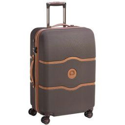 Delsey Chatelet Air 67cm Medium 4-Wheel Suitcase - Chocolate