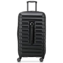 Delsey Shadow 5.0 75cm 4-Wheel Trunk Suitcase - Black