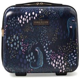 Sara Miller Midnight Leopard Vanity Case - Navy
