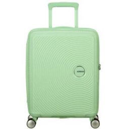 American Tourister Soundbox Pastels 55cm 4-Wheel Expandable Cabin Case - Pastel Green