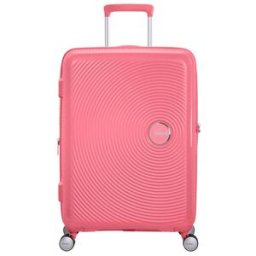 American Tourister Soundbox 67cm 4-Wheel Expandable Suitcase - Sun Kissed Coral