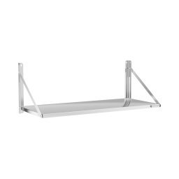 Wall Shelf - foldable - bar design - 120 x 45 cm - 40 kg - stainless steel