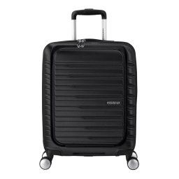 American Tourister Frontloader 55cm Carry On Suitcase | Black,Spinner,TSA Lock