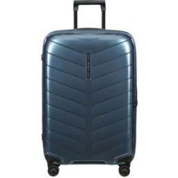Samsonite Attrix 69cm 4-Wheel Medium Suitcase - Steel Blue