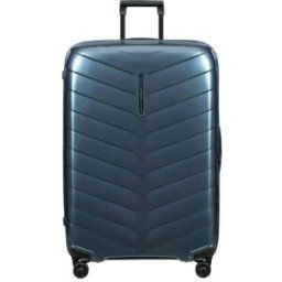 Samsonite Attrix 81cm 4-Wheel Extra Large Suitcase - Steel Blue