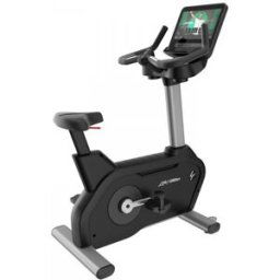 Life Fitness Integrity+ Upright Bike Arctic Silver 16â€�